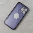 Чохол для iPhone 14 Pro, Dual Glass, для Magsafe, фіолетовий