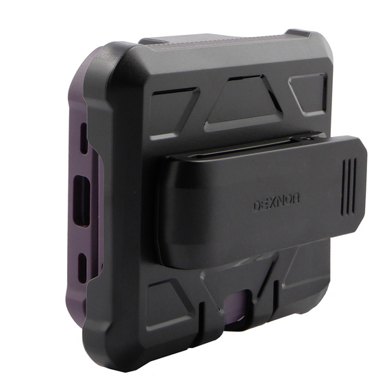 Бронированный чехол для Samsung Galaxy Z Flip 4 5G, Dexnor Clip Holder, фиолетовый