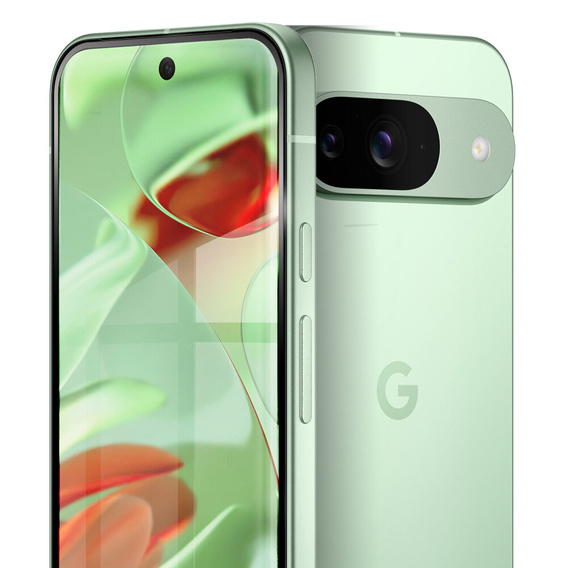 3D загартоване скло для Google Pixel 9, чорна рамка