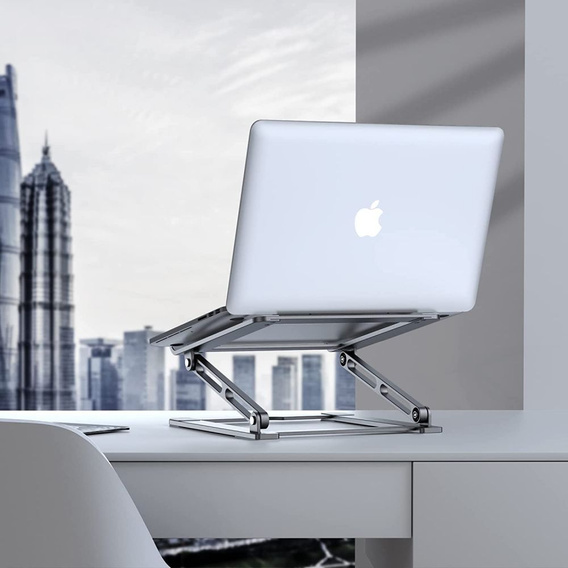 Алюмінієва підставка для ноутбука ERBORD ProDesk Stand, сіра