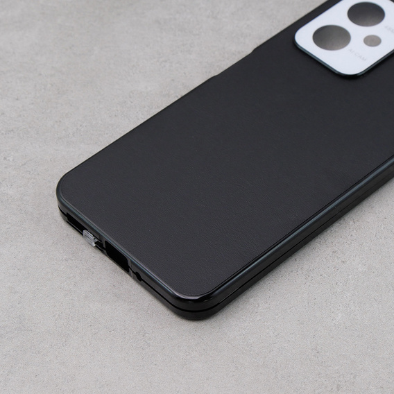 Чохол для Xiaomi Redmi Note 12, ERBORD Glass Armor Leather, чорний