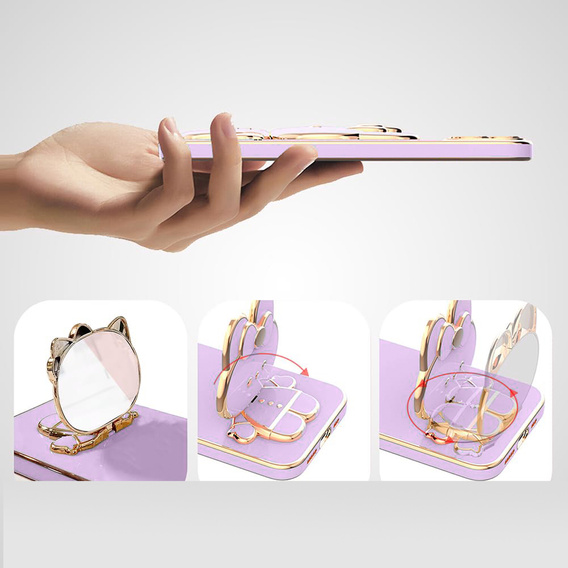 Чехол для Xiaomi Redmi 13, Bunny, фиолетовый