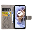 Чехол Wallet до Motorola Moto G31 / G41, Clover, Grey