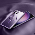 Чехол до Samsung Galaxy S23 Ultra, MagSafe Hybrid, фиолетовый