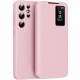 Фліп-чохол для Samsung Galaxy S25 Ultra, Smart View Wallet, рожевий