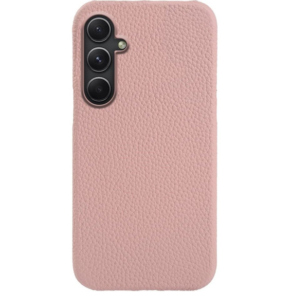 Шкіряний чохол для Samsung Galaxy A54, Genuine Leather, рожевий
