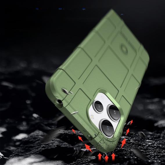Чoхол до Xiaomi Redmi 12 4G, Rugged Shield, зелений