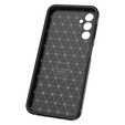 Чoхол до Samsung Galaxy A14 4G/5G, Carbon Gel, чорний