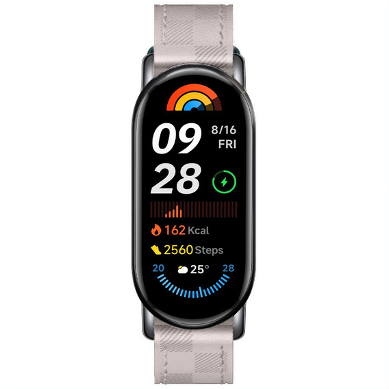 Шкіряний ремінець для Xiaomi Smart Band 10 / 9 / 8