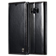 Флип-кейс CASEME для Samsung Galaxy S8, Waxy Textured, чёрный