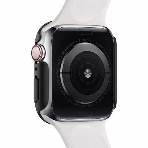 Чохол SPIGEN для Apple Watch 4/5/6 / SE 44mm, Thin Fit, Black