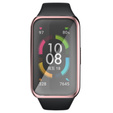 Чохол 2в1 із захистом екрану дял годинника  Huawei Band 6/7, Pink