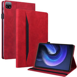 Чехол для Xiaomi Pad 6, Classic, с местом для стилуса, красный
