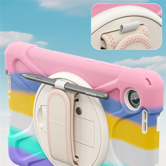 Броньований чохол з підставкою та ременем через плече для Lenovo Tab One