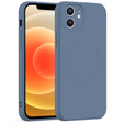Чoхол Silicone до iPhone 12 Mini, MagSafe, Blue