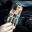 Чехол до Samsung Galaxy A03s, Armor Kickstand, золотой
