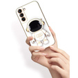 Чехол до Samsung Galaxy S22 Plus, Astronaut, белый