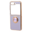 Чехол до Samsung Galaxy Z Flip 5 5G, Electro Ring, фиолетовый