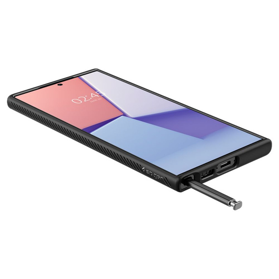 Чoхол Spigen до Samsung Galaxy S23 Ultra, Liquid Air, чорний