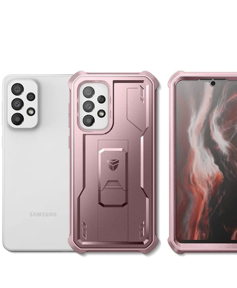 Броньований чохол для Samsung Galaxy A33 5G, Dexnor Full Body, рожевий