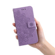Откидной чехол для Samsung Galaxy A53 5G, Mandala Flower, фиолетовый