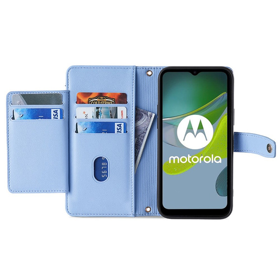Чохол-книжка для Motorola Edge 40 Neo, Wallet Zipper Pocket, м'яти