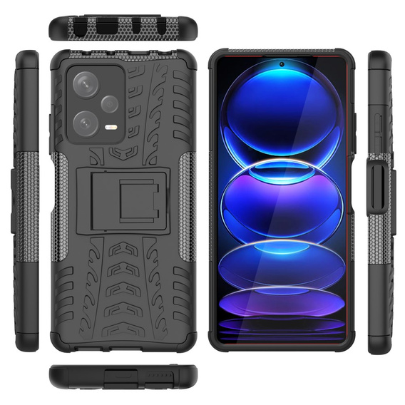 Чoхол до Xiaomi Redmi Note 12 Pro+ 5G, Tire Armor, чорний