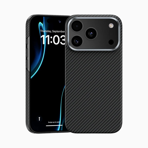 Чехол BENKS Kevlar Armor Air Carbon Fiber 600D A070 to MagSafe для iPhone 17 Pro Max