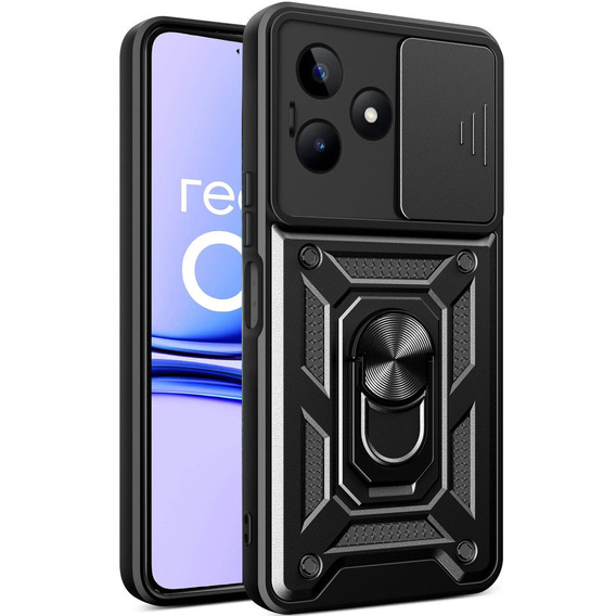 Чехол NOX Camera Slide Realme C53 4G, CamShield Slide, чёрный