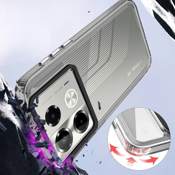 Чoхол до Infinix Note 40 Pro Plus, Fusion Hybrid, прозорий