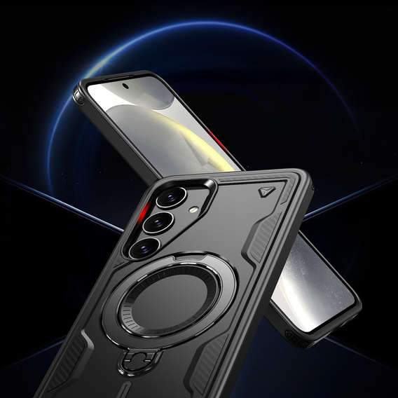 Чехол для Samsung Galaxy S24 FE, Military MagSafe, чёрный