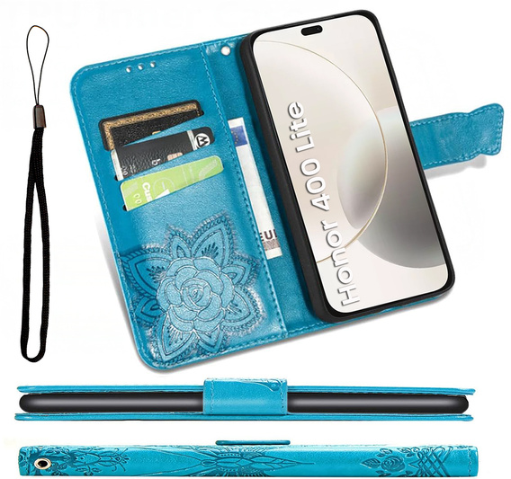 Чохол-книжка для Honor 400 Lite, Butterfly, м'яти