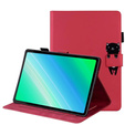 Чехол для iPad 10.2" 2021/2020/2019 (9/8/7 gen.), с клапаном, animal, красный