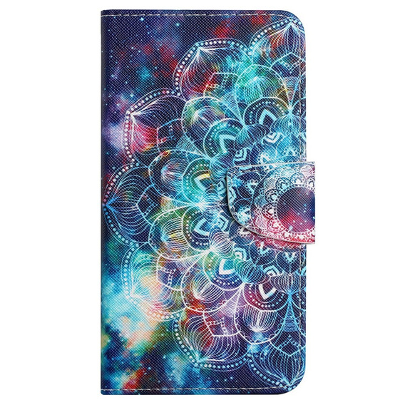 Откидной чехол для Xiaomi Redmi 13C / Poco C65, Wallet, Starry Mandala, синий