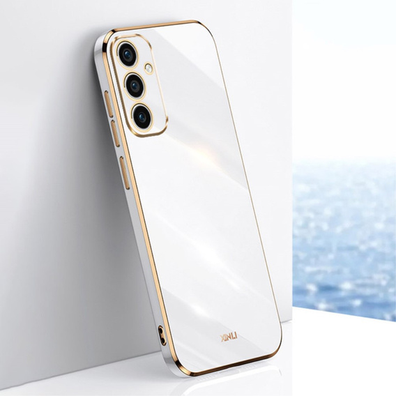 Чохол для Samsung Galaxy A55 5G, Glamour CamShield, білий