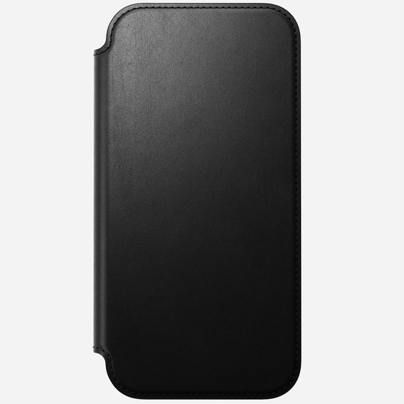 Чехол Nomad для iPhone 17 Pro Max, современный кожаный фолиант, черный