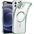 Чехол до iPhone 12, MagSafe Hybrid, зелёный