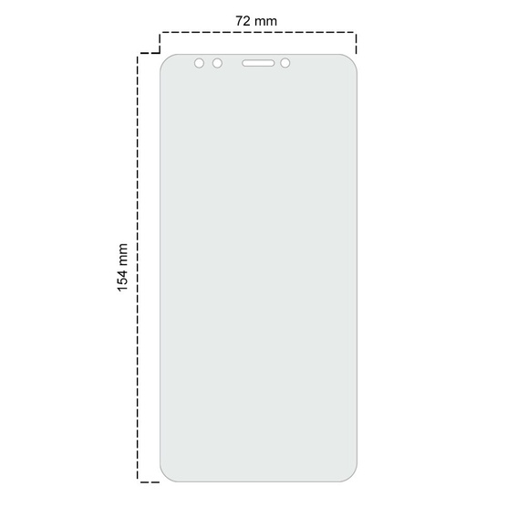 Повноекранна плівка ERBORD для Huawei Y7 Prime 2018