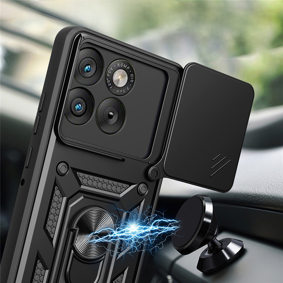 Бронированный чехол CamShield Slide с защитой камеры и кольцом для Motorola Edge 70