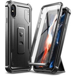 Броньований чохол для iPhone X / XS, Dexnor Full Body, чорний