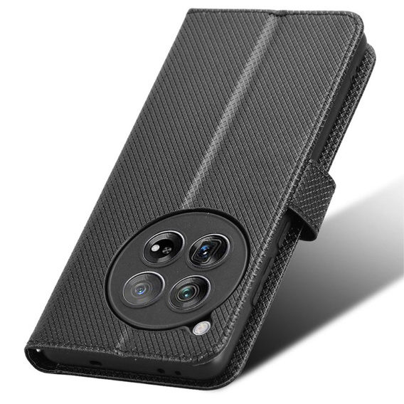 Откидной чехол для OnePlus 12 5G, Wallet Smart Magnet, чёрный