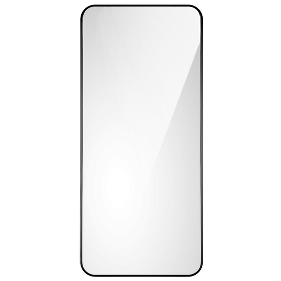 3D загартоване скло для Vivo Y19s, чорна рамка