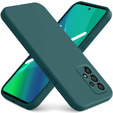 Чехол до Samsung Galaxy A13 4G, Silicone Lite, тёмно-зелёный