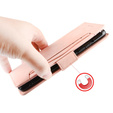 Откидной чехол для LG Velvet, Card Slot, розовый