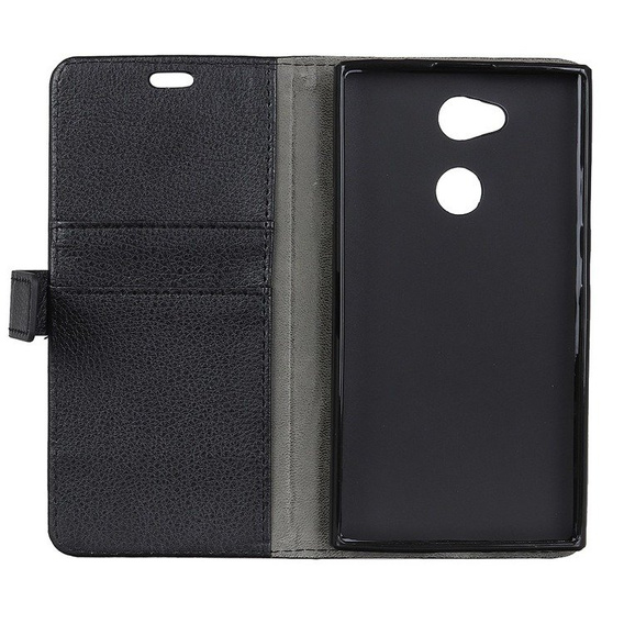 Откидной чехол для Sony Xperia L2, Flexi Book, чёрный