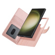 Чехол с откидной крышкой для Samsung Galaxy S23 Ultra, бумажник, для MagSafe, розовый rose gold