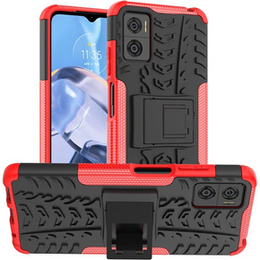 Чoхол до Motorola Moto E22 / E22i, Tire Armor, чорний / червоний