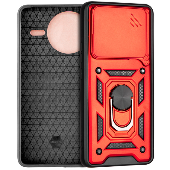 Чохол NOX Camera Slide Xiaomi Poco F7 Pro, CamShield Slide, червоний