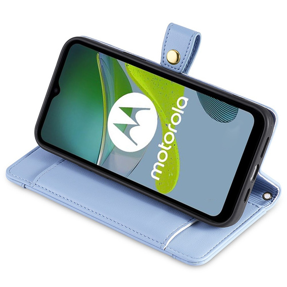 Чохол-книжка для Motorola Edge 40 Neo, Wallet Zipper Pocket, м'яти