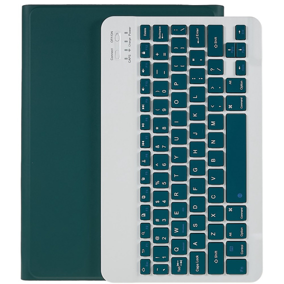 Чехол + клавиатура Samsung Galaxy Tab S7 T870/T875 / S8, Pen Slot, зелёный